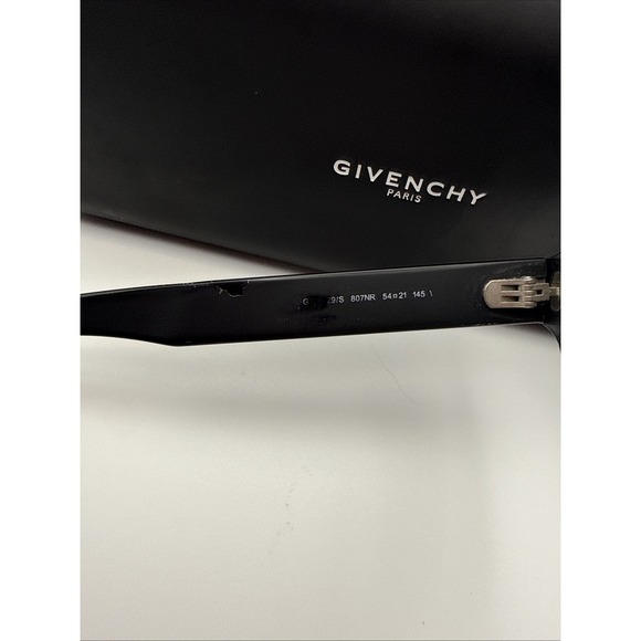 Givenchy PARIS GV 807NR Black Round Wire Edging Sunglasses 54-21-145-Italy& Case main image 5